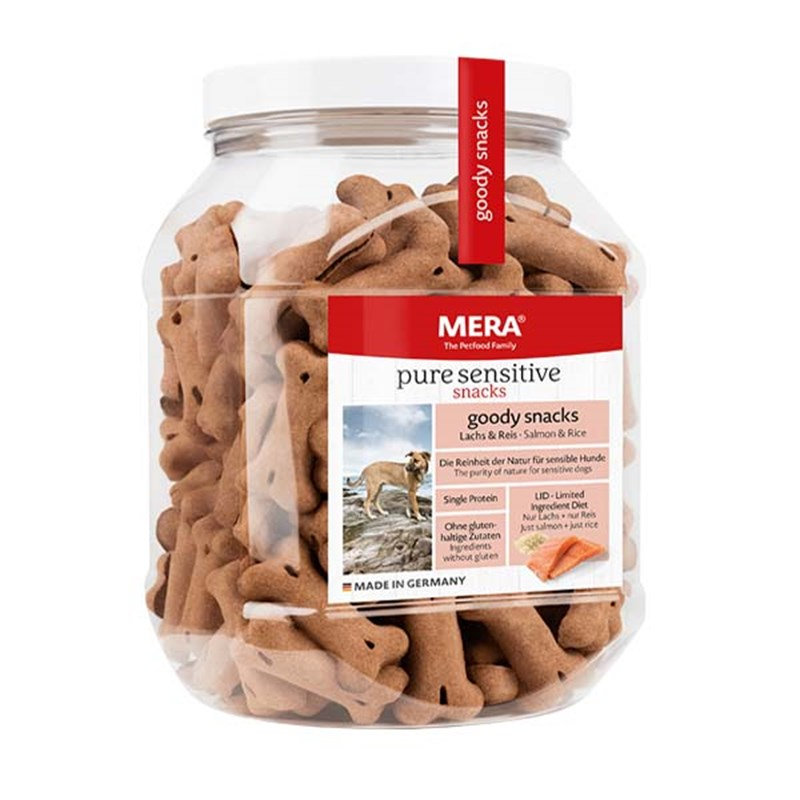 mera-pure-sensitive-somonlu-kopek-odul-biskuvisi-600gr Mera Pure Sensitive Somonlu Köpek Ödül Bisküvisi 600 Gr - Görsel 1
