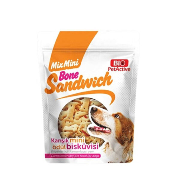 Pet Active Mix Mini Vanilla Karışık Köpek Ödül Bisküvisi 200 Gr