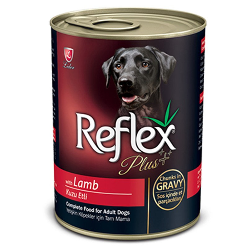 reflex-plus-kuzulu-karacigerli-yetiskin-kopek-konservesi-415gr Reflex Plus Kuzulu Karaciğerli Yetişkin Köpek Konservesi 415 Gr - Görsel 1